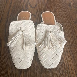 Zara tassel mules